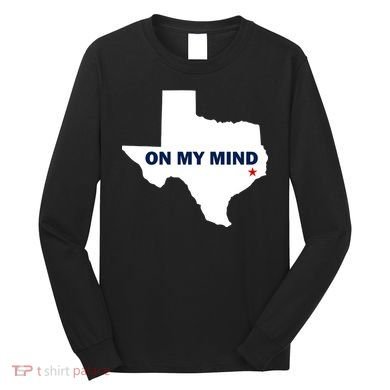 Texas On My Mind Hurricane Harvey Relief Long Sleeve Shirt