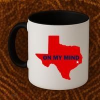 Texas On My Mind Hurricane Harvey Relief Coffee Mug thumb 2