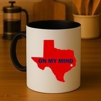 Texas On My Mind Hurricane Harvey Relief Coffee Mug thumb 4