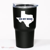 Texas On My Mind Hurricane Harvey Relief Tumbler thumb 0