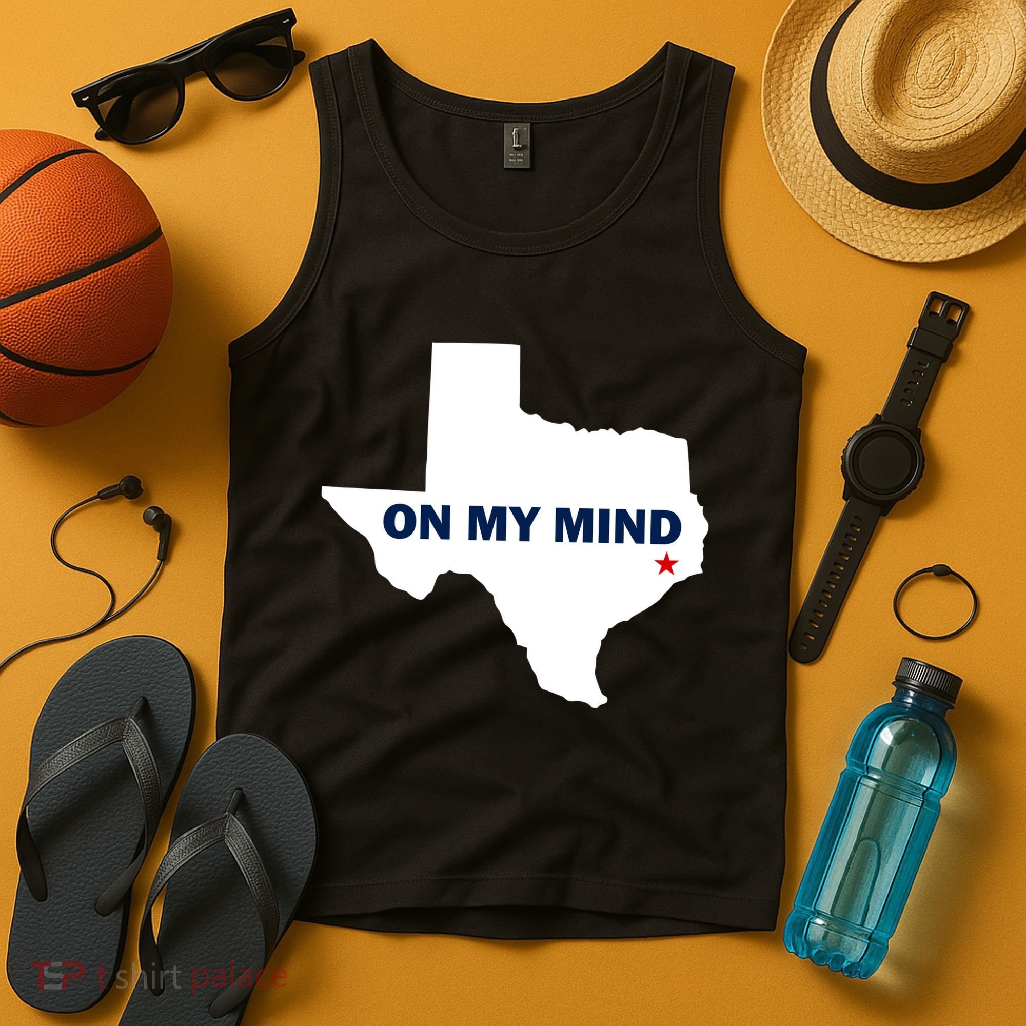 Texas On My Mind Hurricane Harvey Relief Tank Top