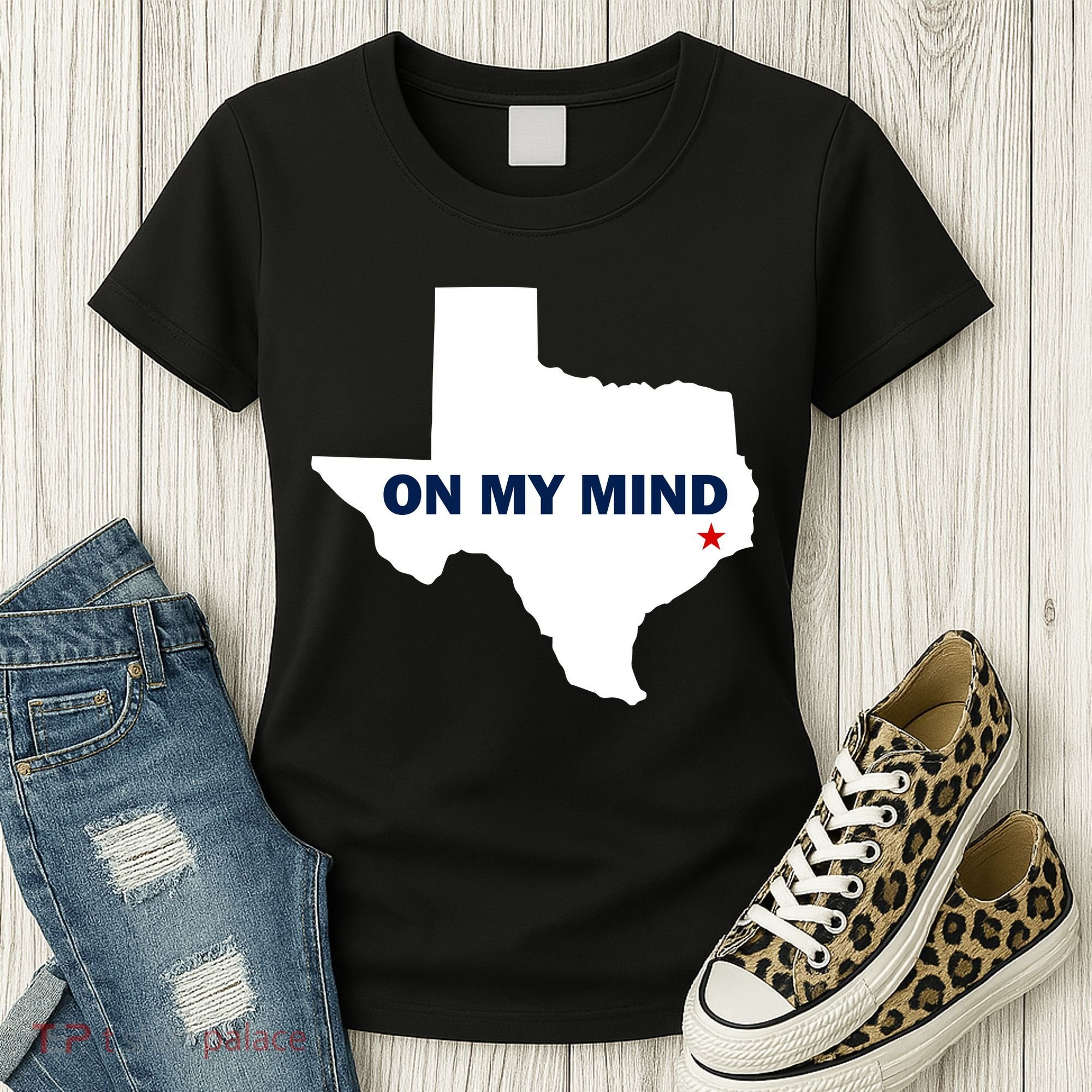 Texas On My Mind Hurricane Harvey Relief Women's T-Shirt
