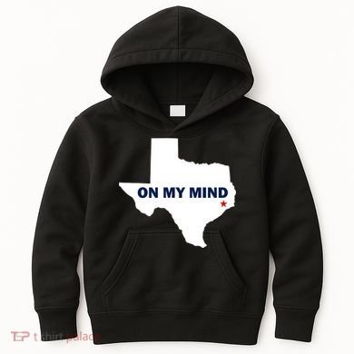 Texas On My Mind Hurricane Harvey Relief Kids Hoodie