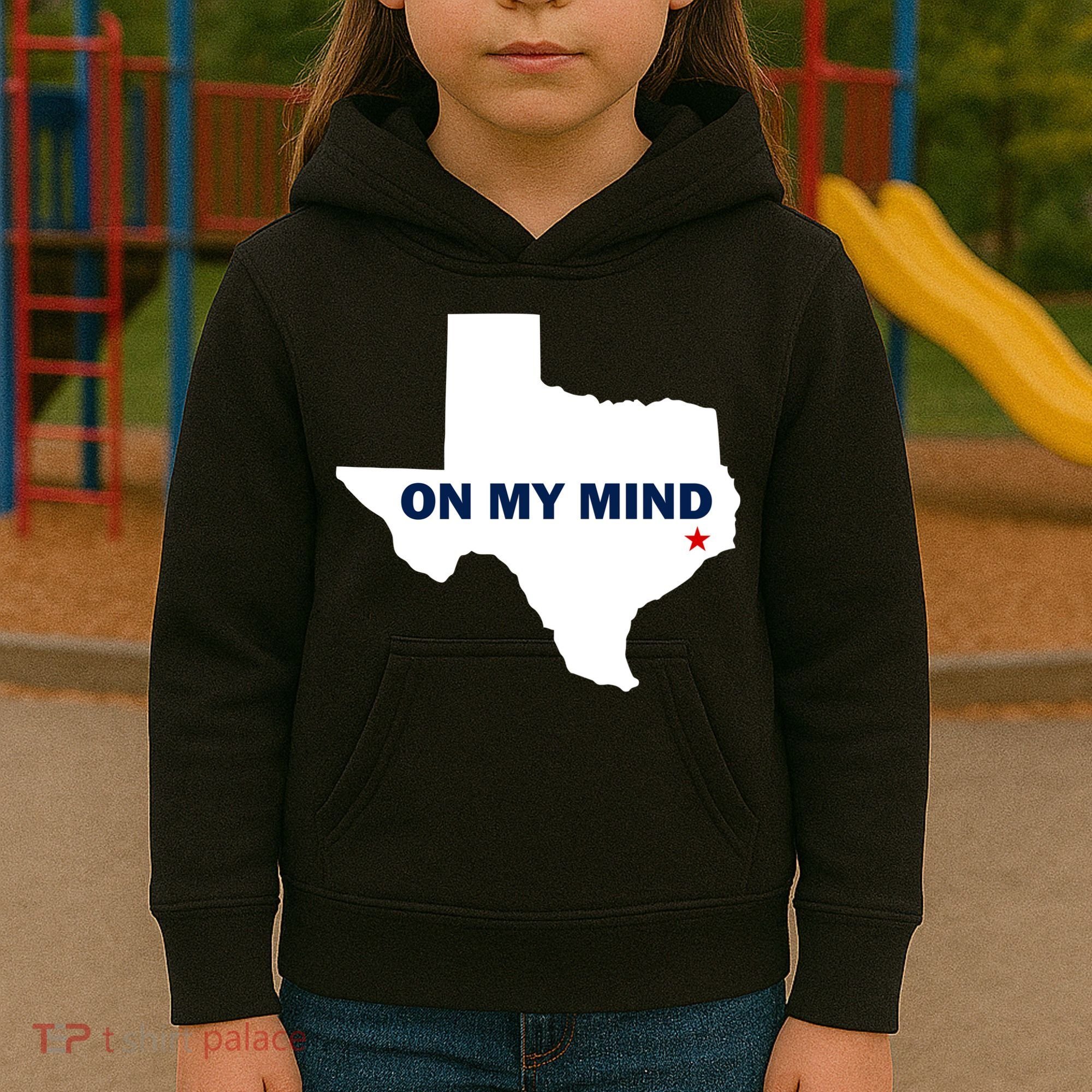 Texas On My Mind Hurricane Harvey Relief Kids Hoodie