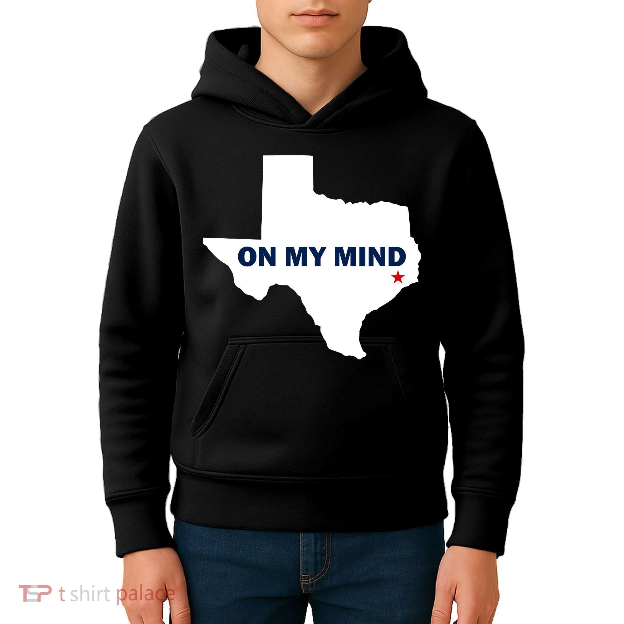 Texas On My Mind Hurricane Harvey Relief Kids Hoodie