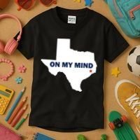 Texas On My Mind Hurricane Harvey Relief Kids T-Shirt thumb 3