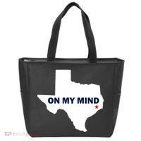 Texas On My Mind Hurricane Harvey Relief Tote Bag thumb 0