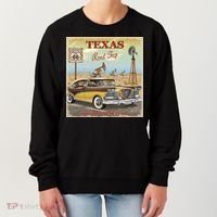 Texas Road Trip Route 66 Classic Car Women's Sweatshirt thumb 0