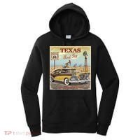 Texas Road Trip Route 66 Classic Car Women's Hoodie thumb 0