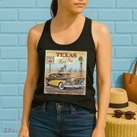 Texas Road Trip Route 66 Classic Car Women's Tank Top thumb 2