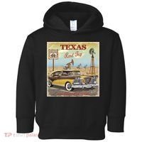 Texas Road Trip Route 66 Classic Car Toddler Hoodie thumb 0