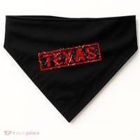 Texas Stamp of Approval Distressed USA-Made Doggie Bandana thumb 0