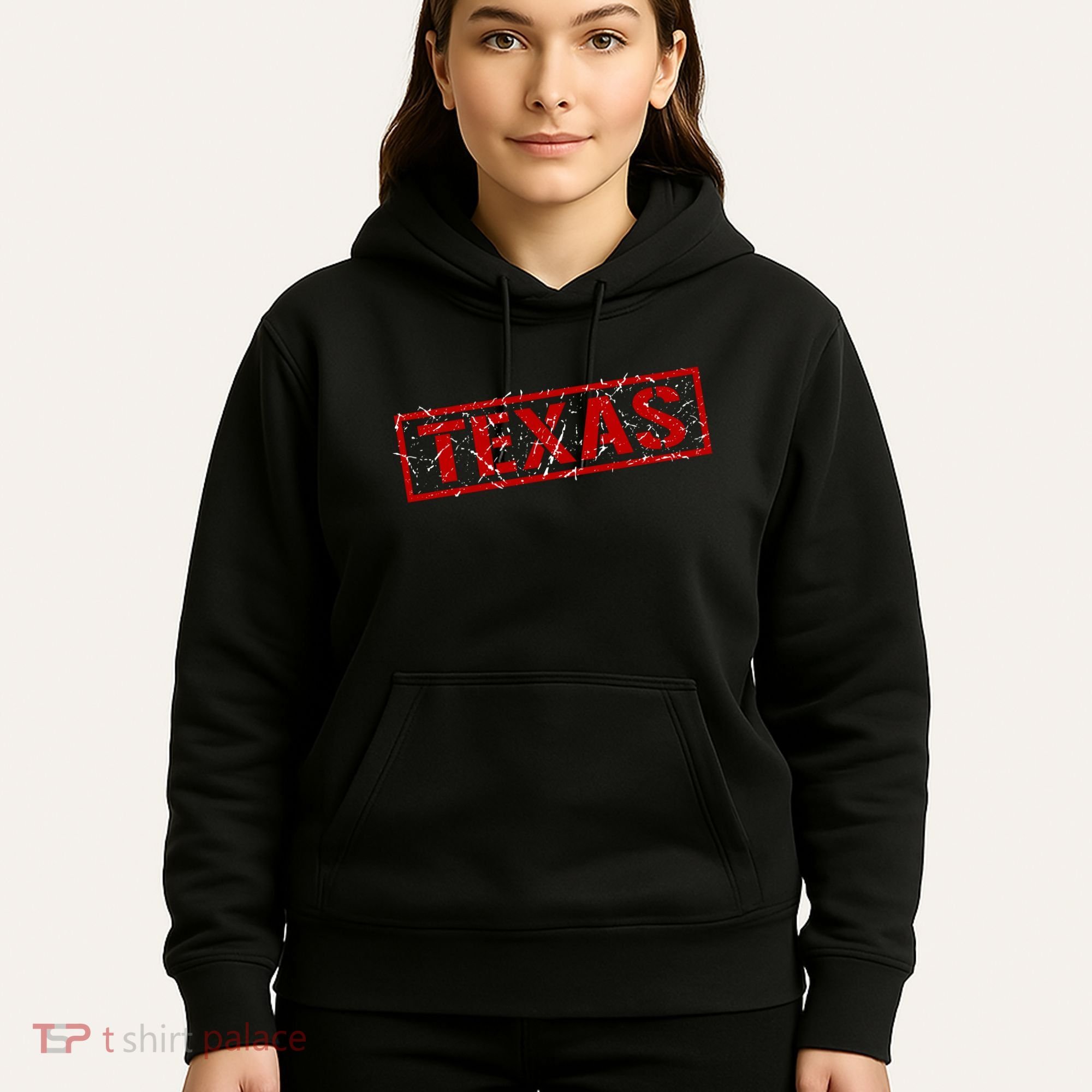 Texas Stamp of Approval Distressed Hoodie