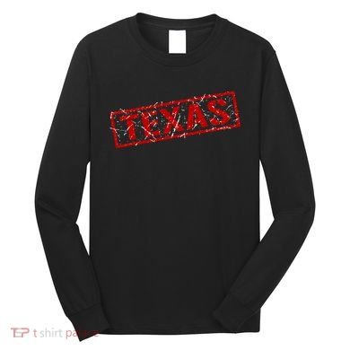 Texas Stamp of Approval Distressed Long Sleeve Shirt