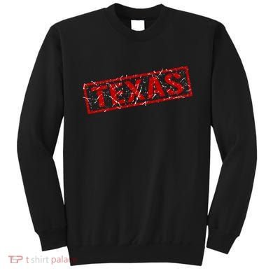 Texas Stamp of Approval Distressed Sweatshirt