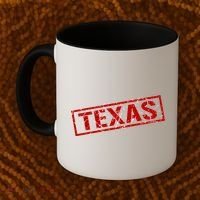 Texas Stamp of Approval Distressed Coffee Mug thumb 2