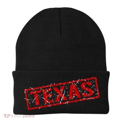 Texas Stamp of Approval Distressed Beanie