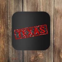 Texas Stamp of Approval Distressed Coaster thumb 0