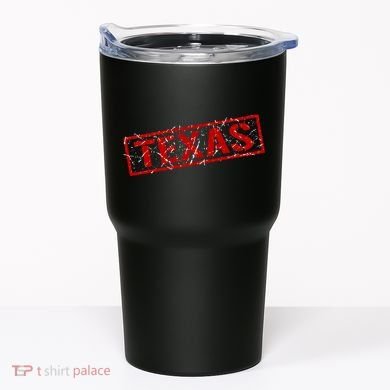 Texas Stamp of Approval Distressed Tumbler