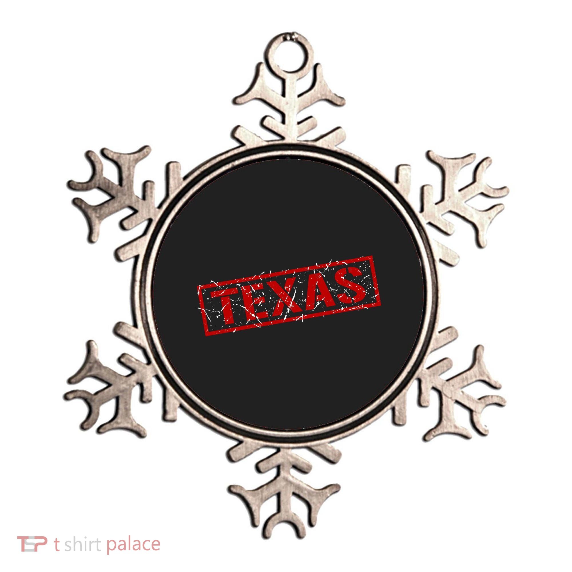 Texas Stamp of Approval Distressed Ornament