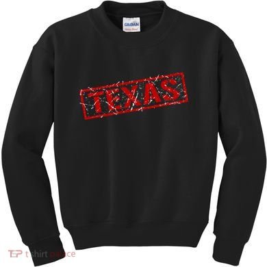 Texas Stamp of Approval Distressed Kids Sweatshirt