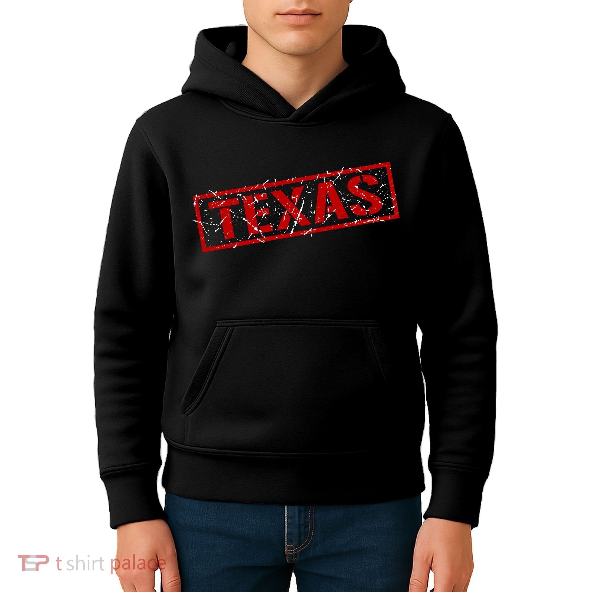 Texas Stamp of Approval Distressed Kids Hoodie