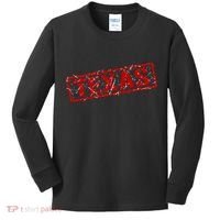 Texas Stamp of Approval Distressed Kids Long Sleeve Shirt thumb 0