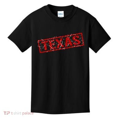 Texas Stamp of Approval Distressed Kids T-Shirt