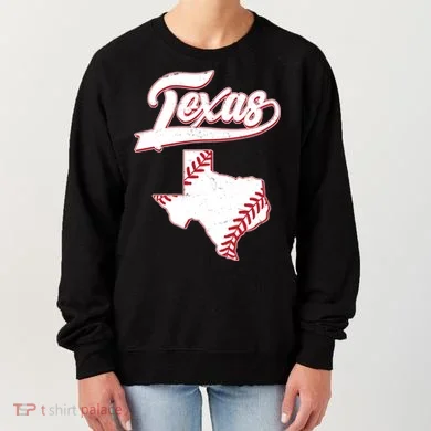 Texas State Baseball Fan Women's Sweatshirt