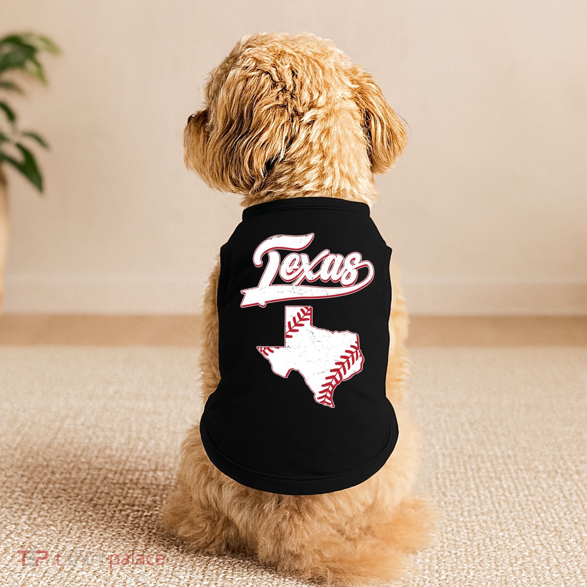 Texas State Baseball Fan Doggie Tank