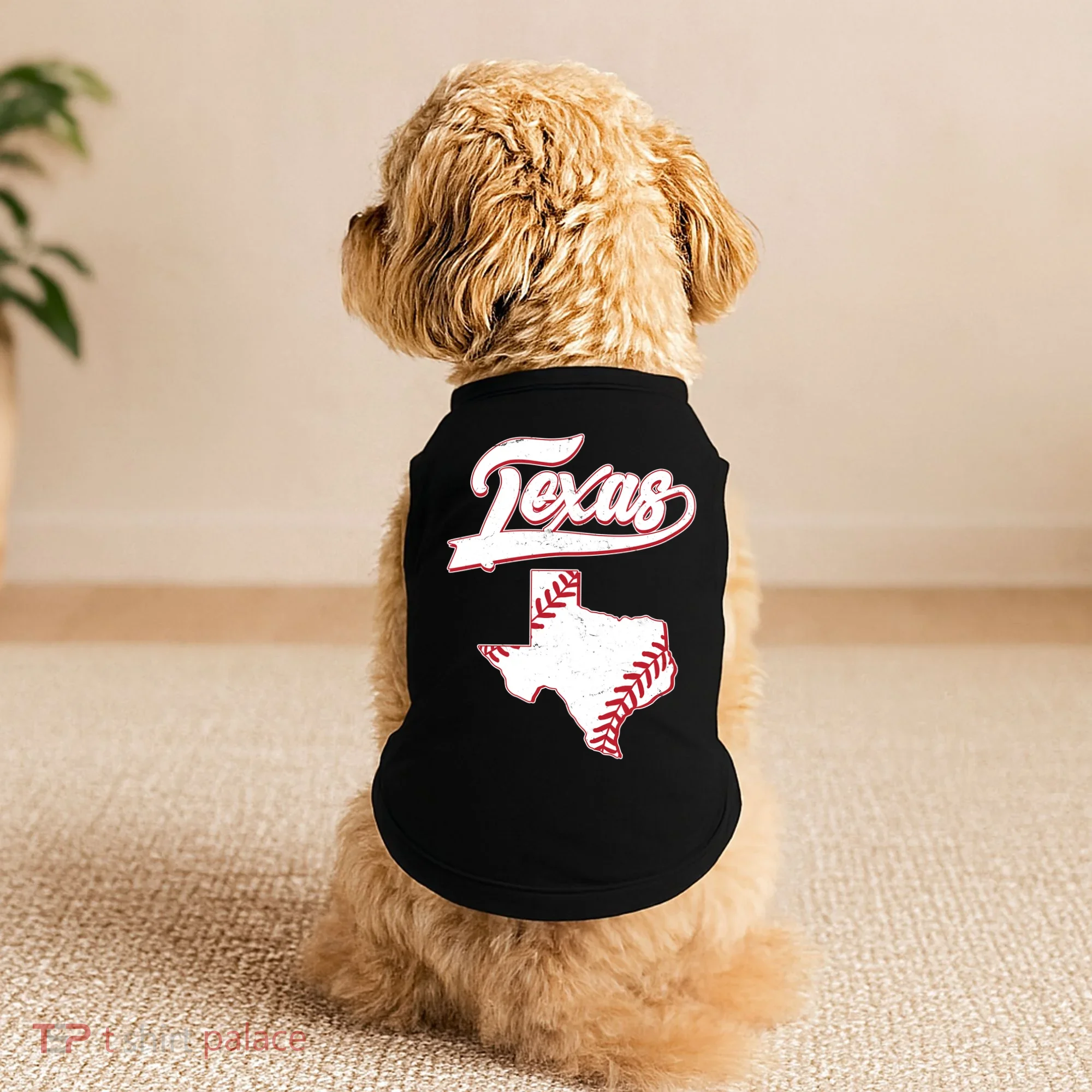 Texas State Baseball Fan Doggie Tank