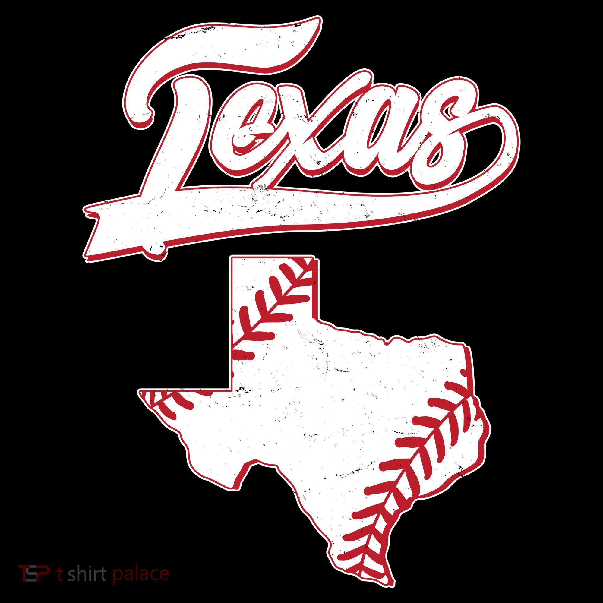 Texas State Baseball Fan USA-Made Doggie Bandana