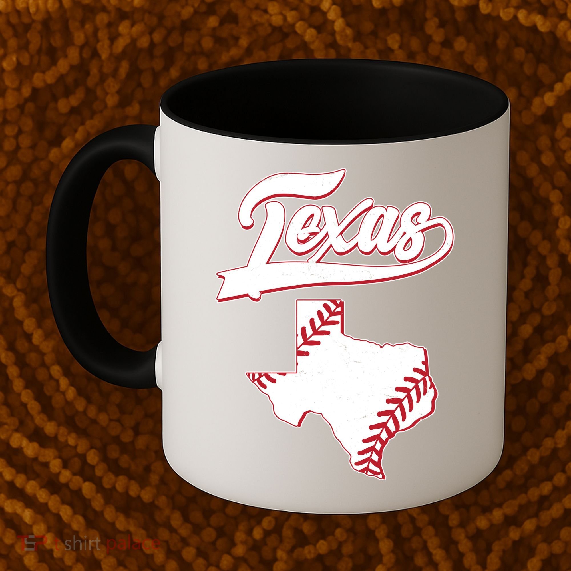 Texas State Baseball Fan Coffee Mug