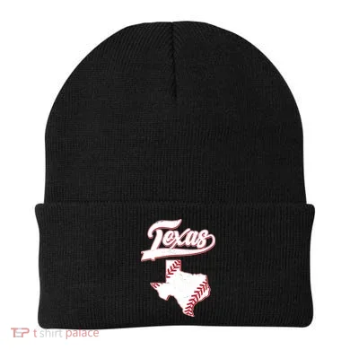 Texas State Baseball Fan Beanie