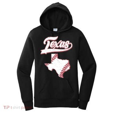 Texas State Baseball Fan Women's Hoodie