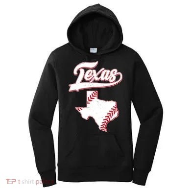 Texas State Baseball Fan Women's Hoodie