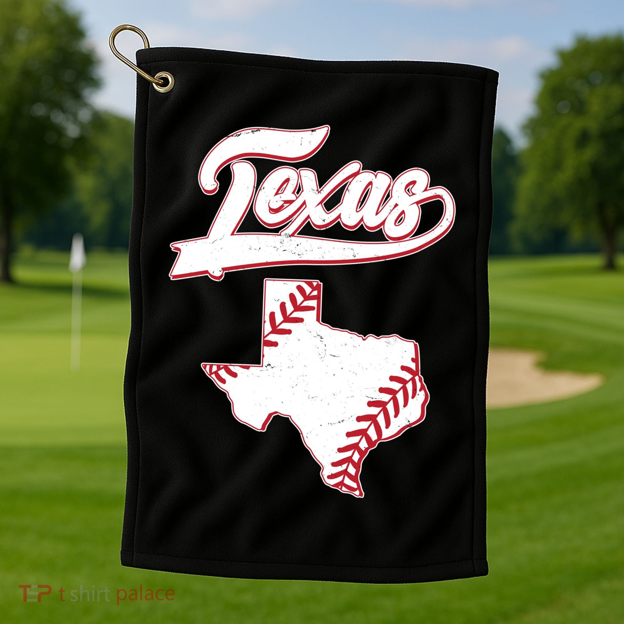 Texas State Baseball Fan Golf Towel