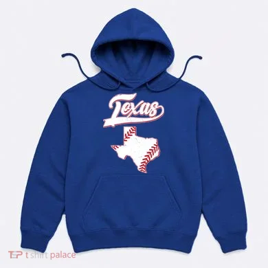 Texas State Baseball Fan Hoodie