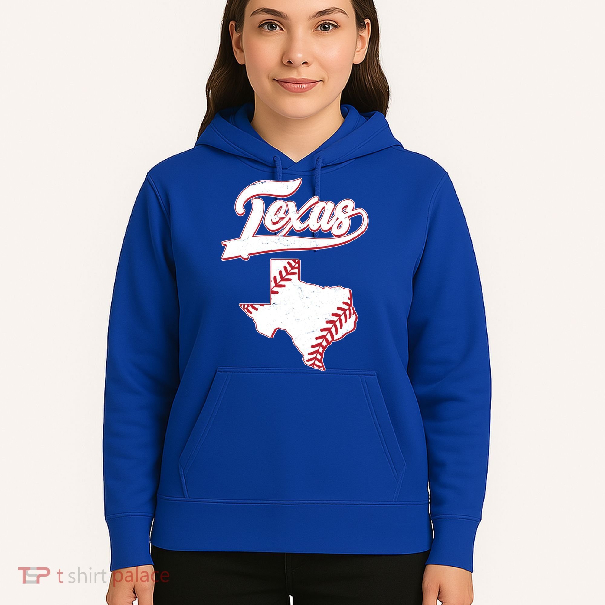 Texas State Baseball Fan Hoodie