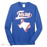 Texas State Baseball Fan Long Sleeve Shirt thumb 0