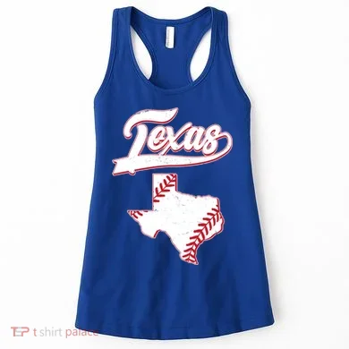 Texas State Baseball Fan Women's Tank Top
