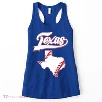 Texas State Baseball Fan Women's Tank Top thumb 0