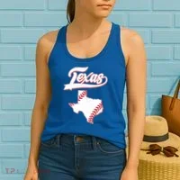 Texas State Baseball Fan Women's Tank Top thumb 2