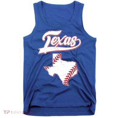Texas State Baseball Fan Tank Top