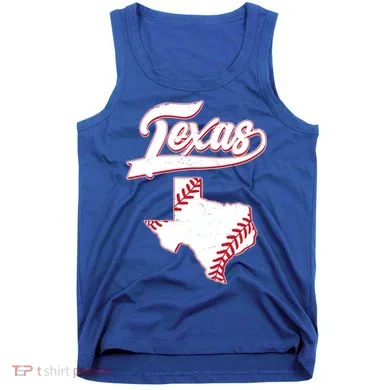 Texas State Baseball Fan Tank Top