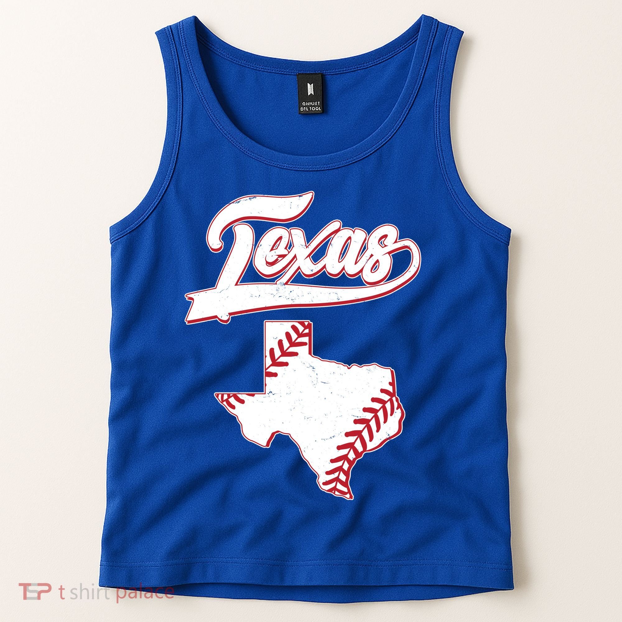 Texas State Baseball Fan Tank Top