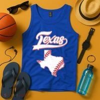 Texas State Baseball Fan Tank Top thumb 4