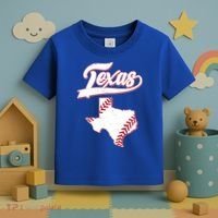Texas State Baseball Fan Toddler T-Shirt thumb 3