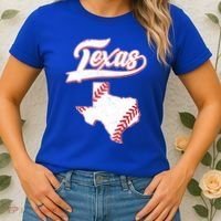 Texas State Baseball Fan Women's T-Shirt thumb 2