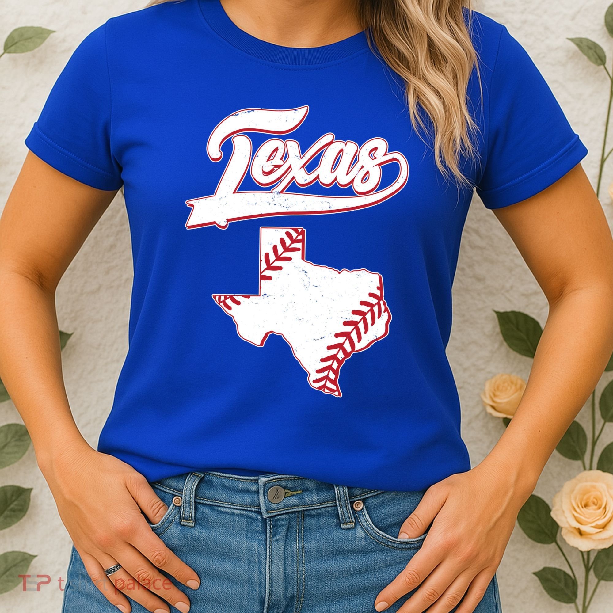 Texas State Baseball Fan Women's T-Shirt